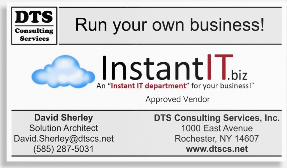 DTS Business Card